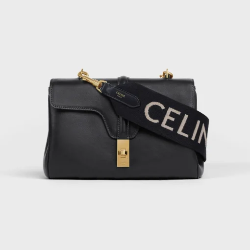 LONG STRAP IN WOOL WITH CELINE JACQUARD