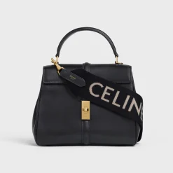 LONG STRAP IN WOOL WITH CELINE JACQUARD