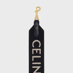 LONG STRAP IN WOOL WITH CELINE JACQUARD