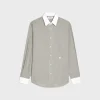 loose carnaby shirt in striped silk