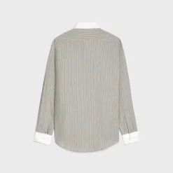 loose carnaby shirt in striped silk