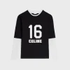 loose celine 16 t-shirt in cotton jersey