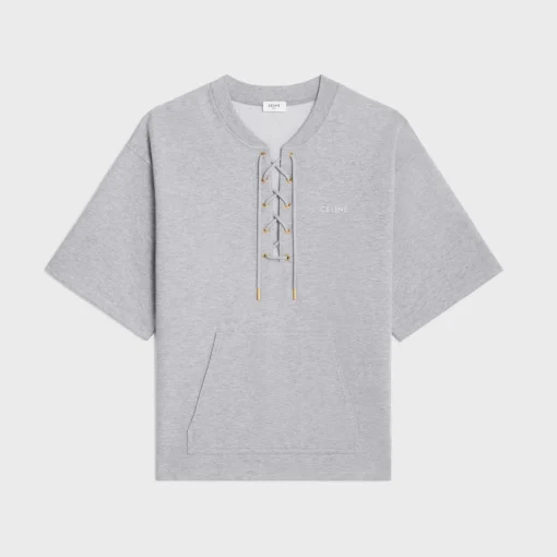 loose celine paris sweatshirt in cotton and cashmere