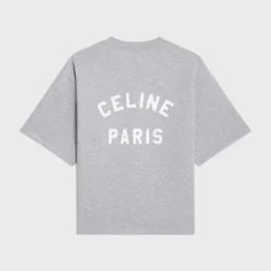 loose celine paris sweatshirt in cotton and cashmere