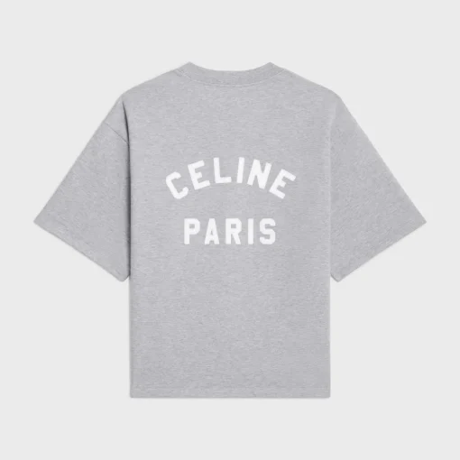 loose celine paris sweatshirt in cotton and cashmere