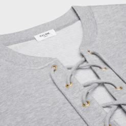 loose celine paris sweatshirt in cotton and cashmere