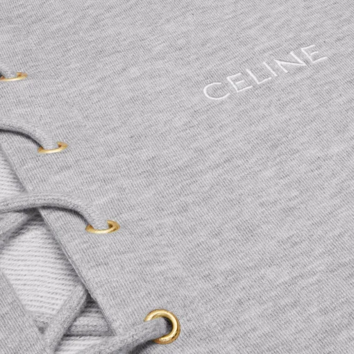 loose celine paris sweatshirt in cotton and cashmere