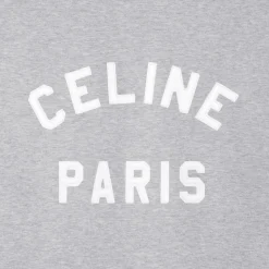 loose celine paris sweatshirt in cotton and cashmere