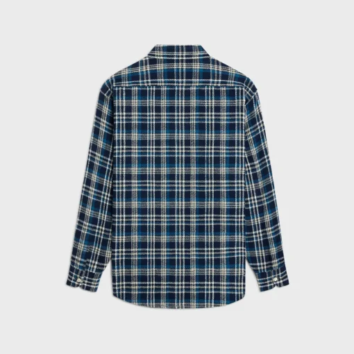 loose lumberjack shirt in check cotton
