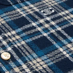 loose lumberjack shirt in check cotton