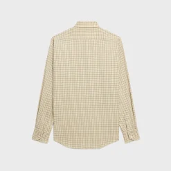 loose shirt in checked cotton
