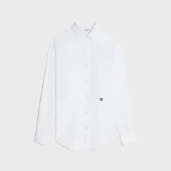 loose shirt in cotton poplin