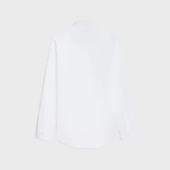 loose shirt in cotton poplin