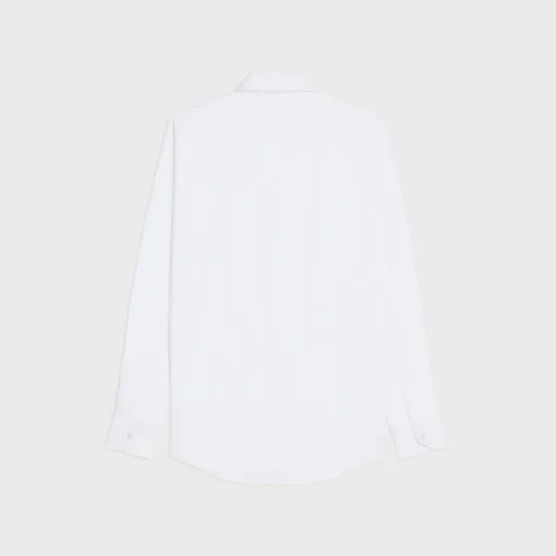 loose shirt in cotton poplin