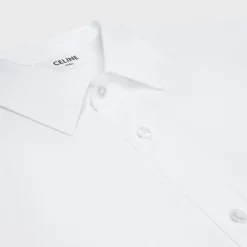 loose shirt in cotton poplin