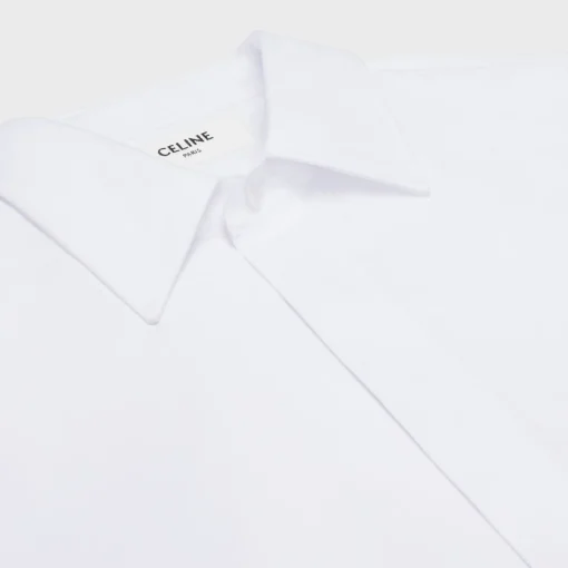 loose shirt in cotton poplin