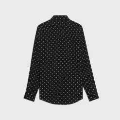 loose shirt in printed viscose