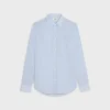 loose shirt in striped cotton