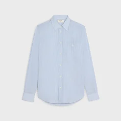 loose shirt in striped cotton