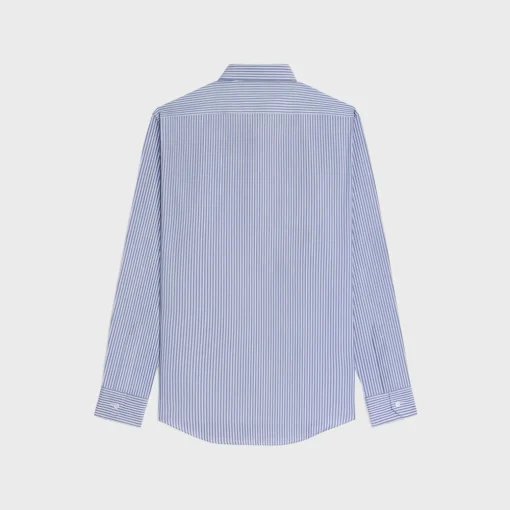 loose shirt in striped cotton