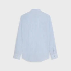 loose shirt in striped cotton