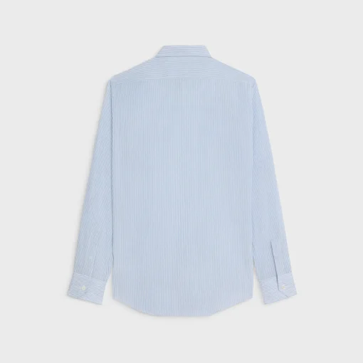 loose shirt in striped cotton