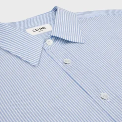 loose shirt in striped cotton