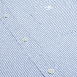 loose shirt in striped cotton
