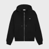 loose triomphe hoodie in cotton and cashmere