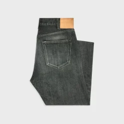 lou jeans in black ice rinse denim