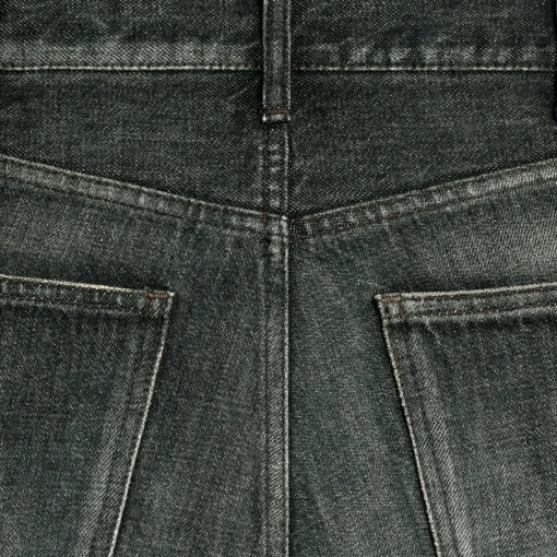 lou jeans in black ice rinse denim
