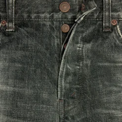 lou jeans in black ice rinse denim
