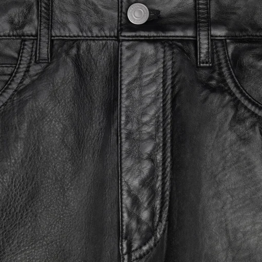 lou jeans in soft lambskin