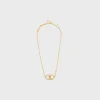 Maillon Triomphe Bracelet in Yellow Gold and Diamonds