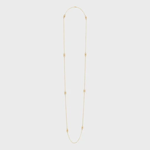 Maillon Triomphe Sautoir in Yellow Gold and Diamonds