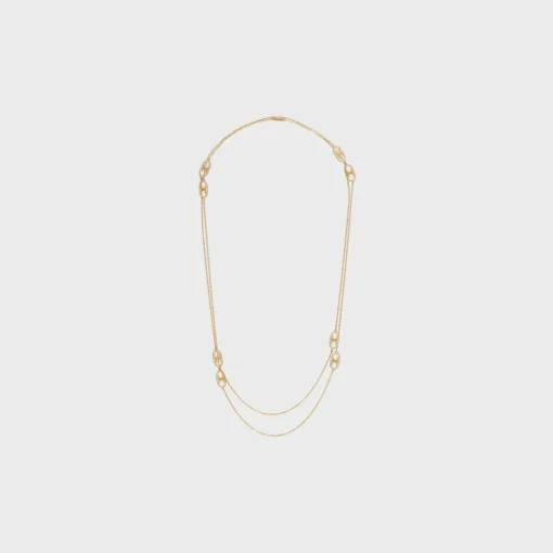 Maillon Triomphe Sautoir in Yellow Gold and Diamonds