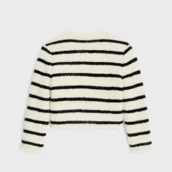 marinière cardigan jacket in wool