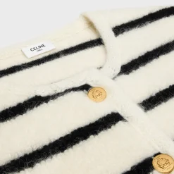 marinière cardigan jacket in wool