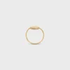 Medaille Celine Ring in Yellow Gold and Diamonds