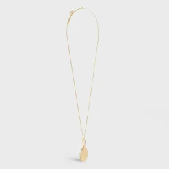 Medaille Celine Small Necklace in Yellow Gold and Diamonds