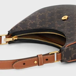 MEDIUM AVA TRIOMPHE BAG in Triomphe Canvas and calfskin