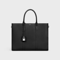 Medium Cabas in Supple calfskin