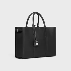Medium Cabas in Supple calfskin