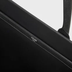 Medium Cabas in Supple calfskin