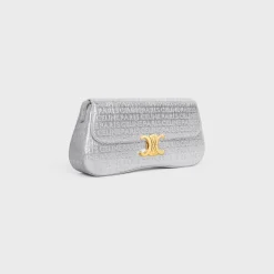 MEDIUM CELINE LOLA BAG in laminated calfskin with celine all-over