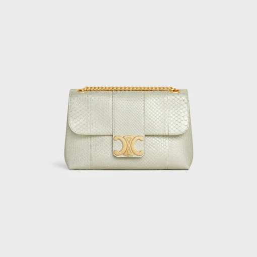 Medium Celine Victoire Bag in PEARLY PYTHON