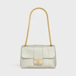 Medium Celine Victoire Bag in PEARLY PYTHON