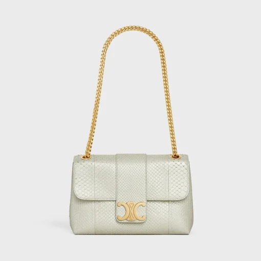 Medium Celine Victoire Bag in PEARLY PYTHON