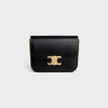 MEDIUM COLLEGE BAG in shiny calfskin