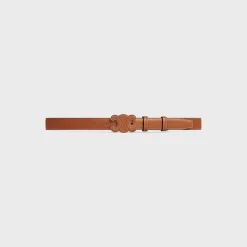 MEDIUM CUIR TRIOMPHE BELT in Natural Calfskin